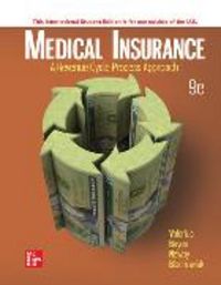 Produktbild: Valerius, J: ISE Medical Insurance: A Revenue Cycle Process