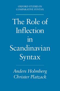 Produktbild: The Role of Inflection in Scandinavian Syntax