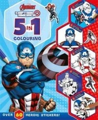 Produktbild: Marvel Avengers Captain America: 5 in 1 Colouring