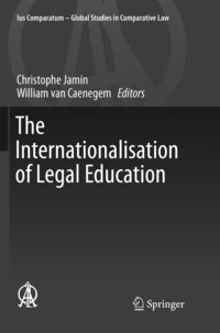Produktbild: The Internationalisation of Legal Education