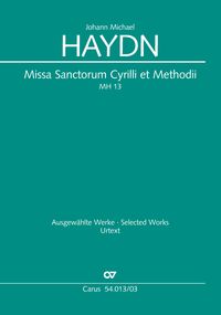 Produktbild: Missa Sanctorum Cyrilli et Methodii (Klavierauszug)