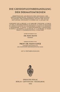 Produktbild: Die Griseofulvinbehandlung der Dermatomykosen