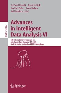 Produktbild: Advances in Intelligent Data Analysis VI