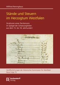 Produktbild: St&auml;nde und Steuern im Herzogtum Westfalen