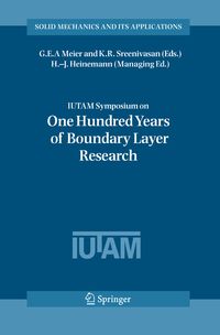 Produktbild: IUTAM Symposium on One Hundred Years of Boundary Layer Research