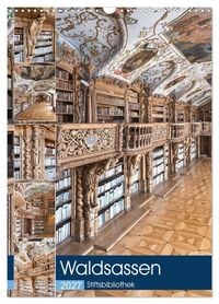 Produktbild: Waldsassen Stiftsbibliothek (Wandkalender 2027 DIN A3 hoch), CALVENDO Monatskalender