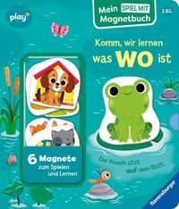 Produktbild: Play+ Mein Spiel mit-Magnetbuch Komm, wir lernen was wo ist - ab 18 Monate