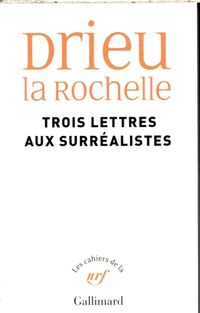 Produktbild: Trois lettres aux surr&eacute;alistes