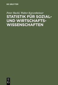 Produktbild: Statistik f&uuml;r Sozial- und Wirtschaftswissenschaften