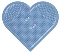 Hama 233 TR - Stiftplatte Herz, 16 cm transparent