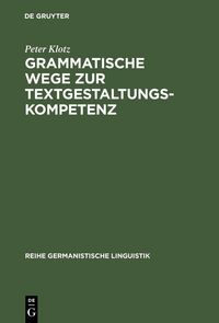 Produktbild: Grammatische Wege zur Textgestaltungskompetenz