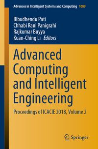 Produktbild: Advanced Computing and Intelligent Engineering