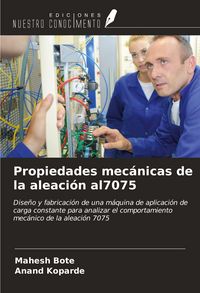 Produktbild: Propiedades mec&aacute;nicas de la aleaci&oacute;n al7075
