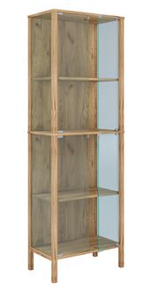 Produktbild: Glasvitrine Jensol hoch Schrank stehend