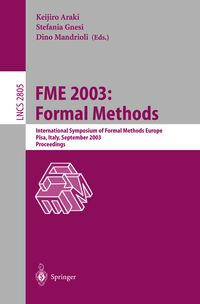 Produktbild: FME 2003: Formal Methods