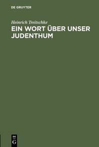 Produktbild: Ein Wort &uuml;ber unser Judenthum