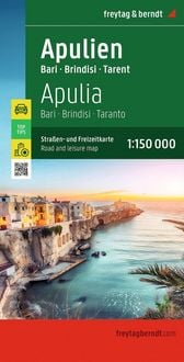 Produktbild: Freytag & berndt Stra&szlig;enkarte Apulien 1:150.000