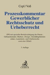 Produktbild: Prozesskommentar Gewerblicher Rechtsschutz und Urheberrecht