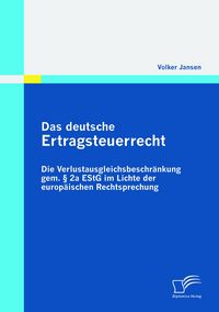 Produktbild: Das deutsche Ertragsteuerrecht