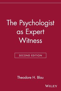 Produktbild: Blau, T: Psychologist as Expert Witness