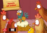 Produktbild: Heinrich will br&uuml;ten! Kamishibai Bildkartenset