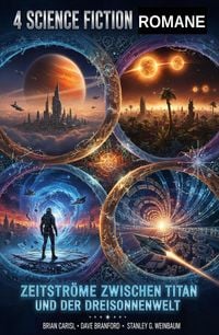 Produktbild: 4 Science Fiction Romane: Zeitstr&ouml;me zwischen Titan und der Dreisonnenwelt