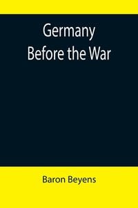 Produktbild: Germany before the war