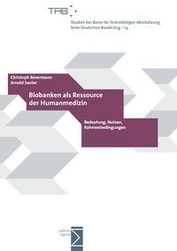 Produktbild: Biobanken als Ressource der Humanmedizin
