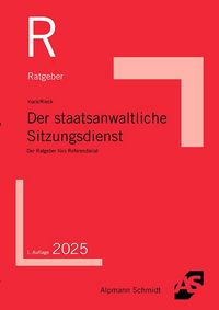 Produktbild: Der staatsanwaltliche Sitzungsdienst