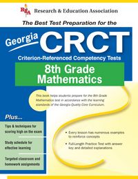 Produktbild: Georgia Crct Grade 8 Math (Rea) - The Best Test Prep for Ga Grade 8 Math