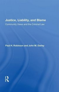 Produktbild: Robinson, P: Justice, Liability, and Blame