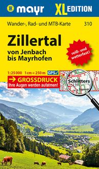 Bild vom Artikel Mayr Wanderkarte Zillertal XL - Von Jenbach bis Mayrhofen 1:25.000 vom Autor 