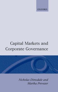 Produktbild: Capital Markets and Corporate Governance