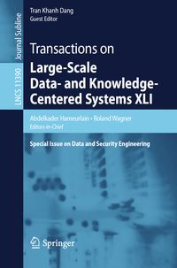 Produktbild: Transactions on Large-Scale Data- and Knowledge-Centered Systems XLI