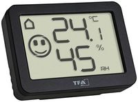 Produktbild: TFA Dostmann Thermo-/Hygrometer Schwarz 30.5055.01