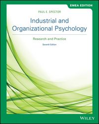 Produktbild: Spector, P: Industrial and Organizational Psychology