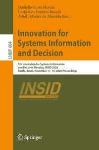 Produktbild: Innovation for Systems Information and Decision