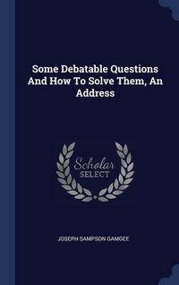 Produktbild: Some Debatable Ques & Ht Solve