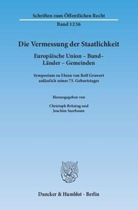 Produktbild: Die Vermessung der Staatlichkeit.