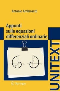 Produktbild: Appunti sulle equazioni differenziali ordinarie