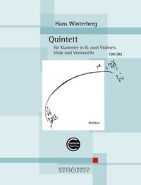 Produktbild: Quintett f&uuml;r Klarinette, 2 Violinen, Viola und Violoncello