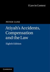 Produktbild: Atiyah's Accidents, Compensation and the Law