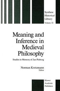 Produktbild: Meaning and Inference in Medieval Philosophy