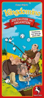 Bild vom Artikel Pegasus 57105G - Kingdomino, Zeitalter der Giganten, Erweiterung, Brettspiel, Familienspiel vom Autor Bruno Cathala