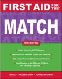 Produktbild: First Aid for the Match