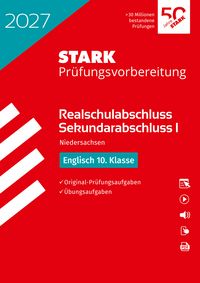 Produktbild: STARK Englisch - Realschulabschluss 2027 Niedersachsen - Pr&uuml;fungsvorbereitung