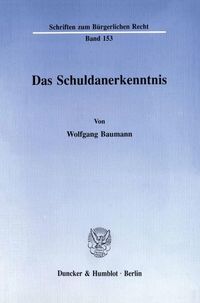 Produktbild: Das Schuldanerkenntnis.