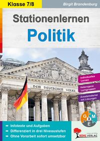 Produktbild: Stationenlernen Politik / Klasse 7-8