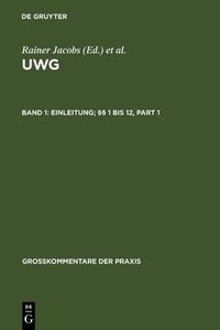Produktbild: Einleitung; &sect;&sect; 1 bis 12