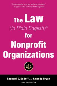 Produktbild: The Law (in Plain English) for Nonprofit Organizations